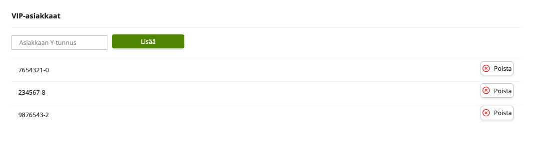 Asiakkaan lisääminen asiakasryhmään
